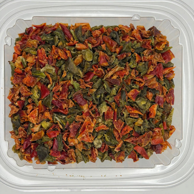 Dried Red & Green Bell Peppers