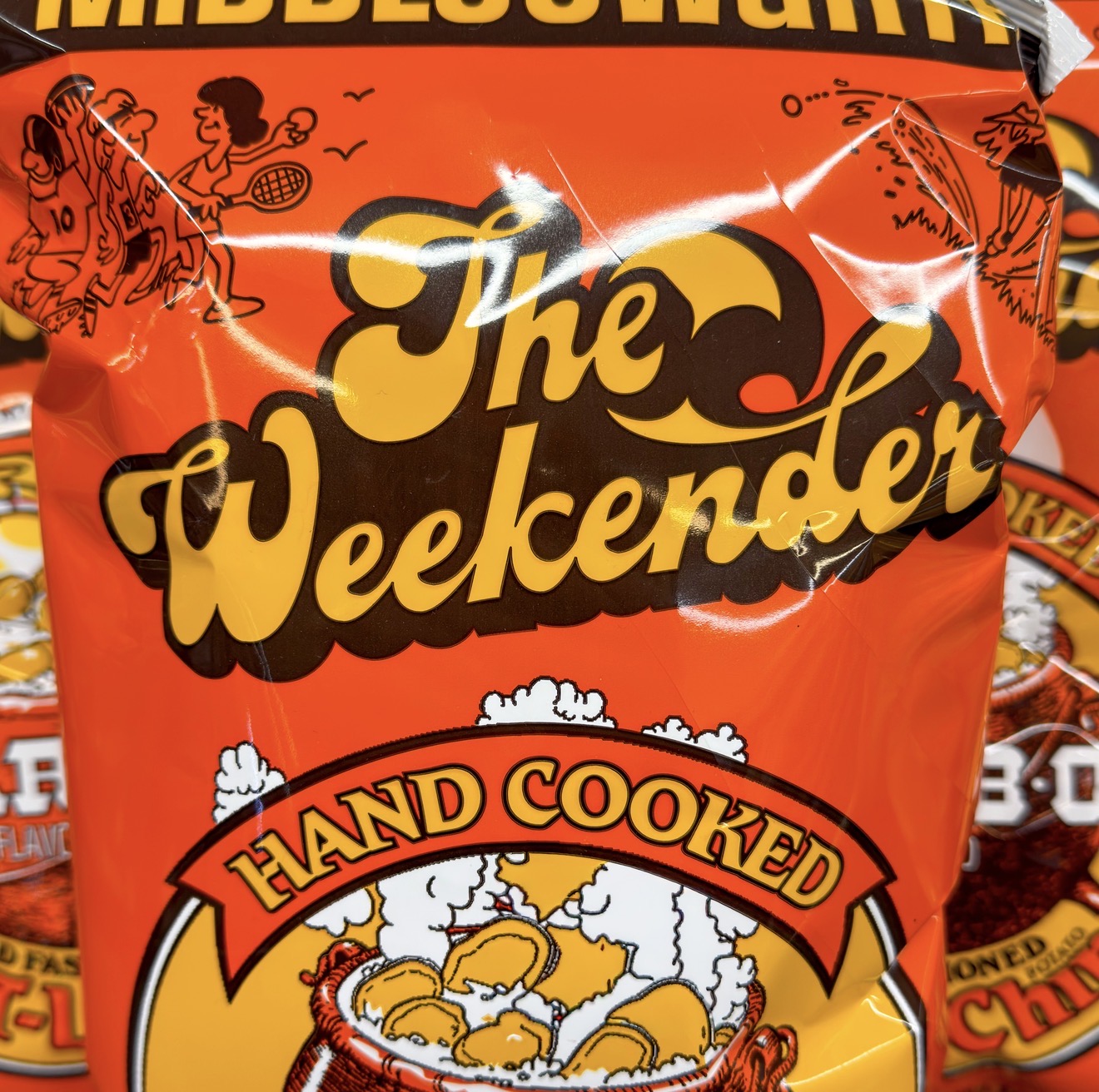 Middleswarth Hand Cooked Bar-B-Q Flavored Old Fashioned Ket-L Potato Chips