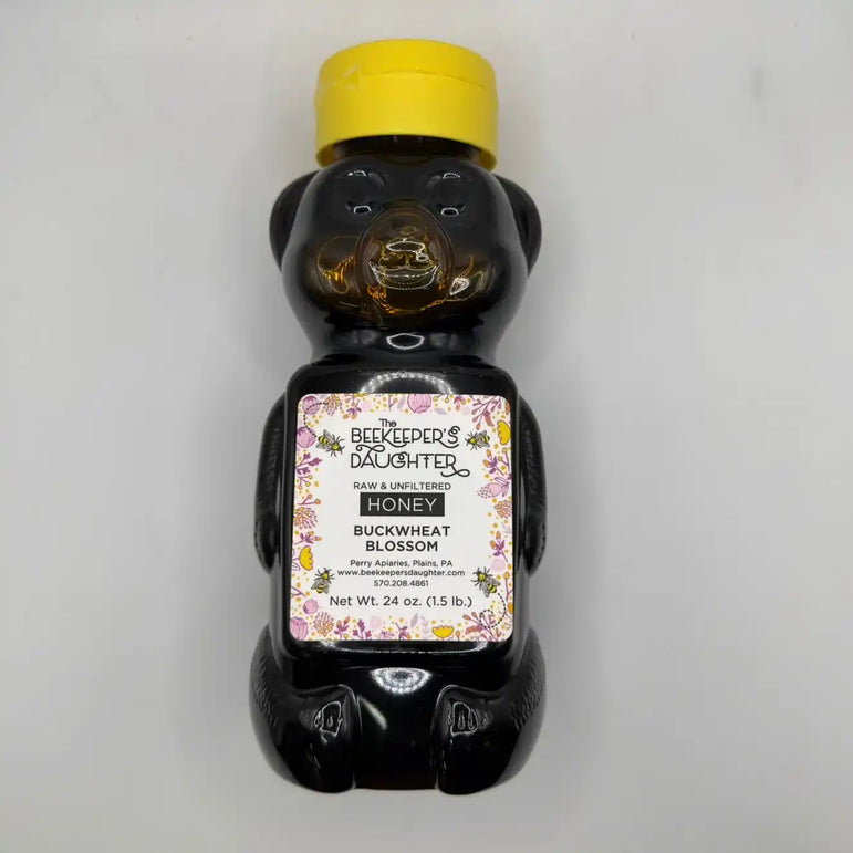 The Beekeeper’s Daughter Raw & Unfiltered Buckwheat Blossom Honey from Plains PA