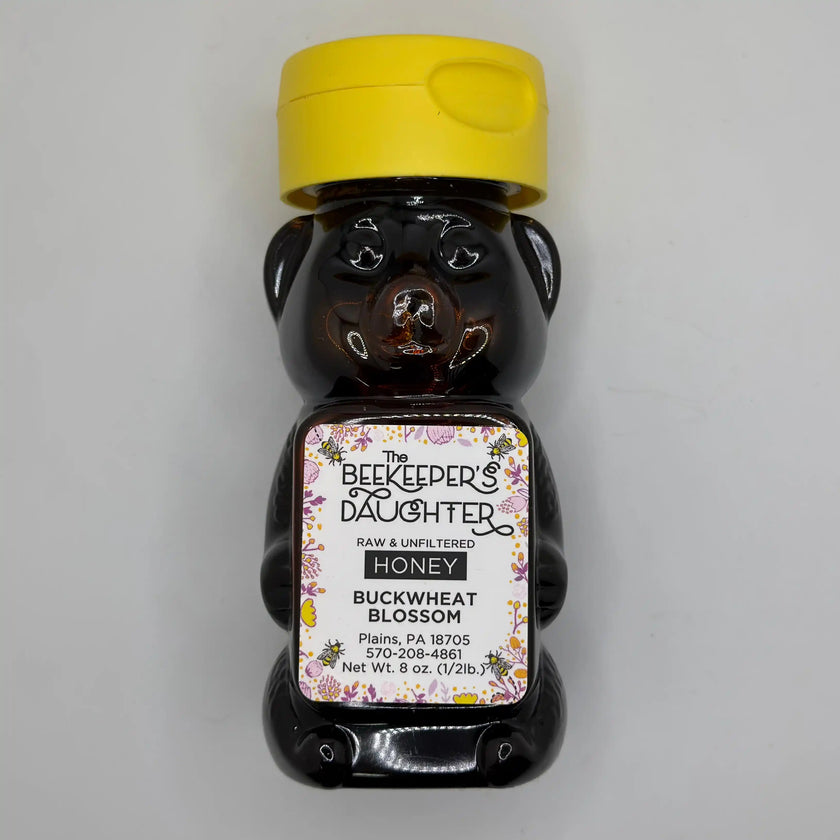 The Beekeeper’s Daughter Raw & Unfiltered Buckwheat Blossom Honey from Plains PA