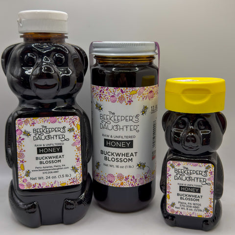 The Beekeeper’s Daughter Raw & Unfiltered Buckwheat Blossom Honey