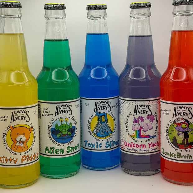 Always Ask For Avery's 11 Flavor Craft Soda
