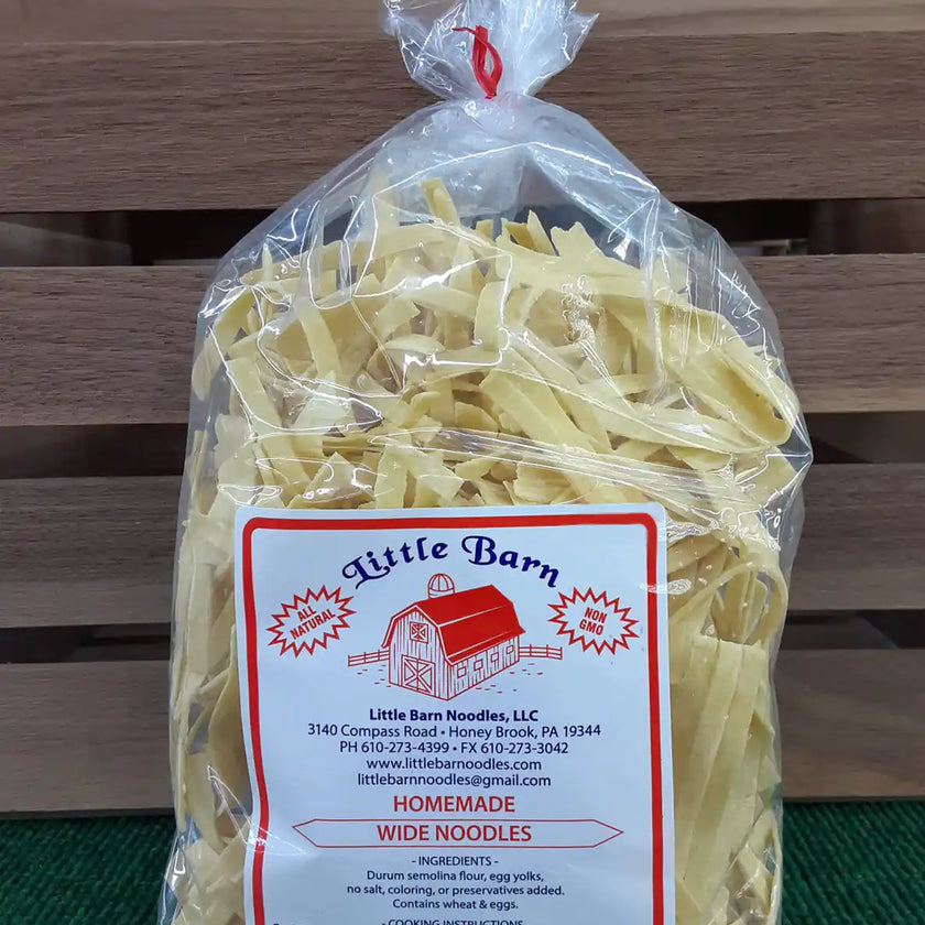Little Barn Homemade Wide Noodles from Honey Brook PA