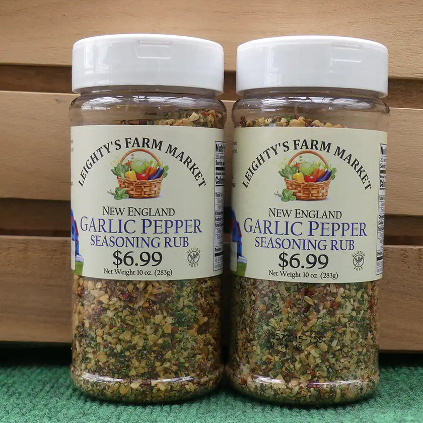 New England Garlic Pepper Seasoning Rub