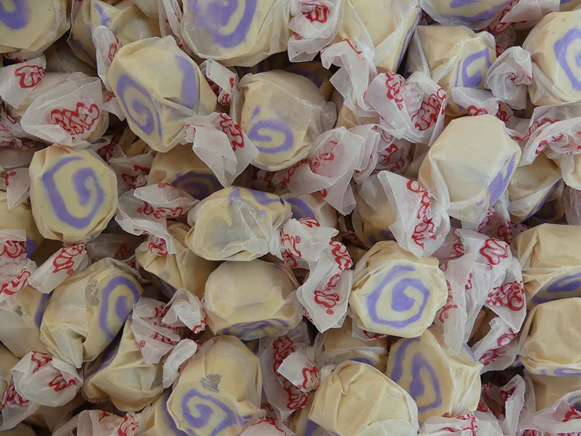 Peanut Butter and Jelly Saltwater Taffy