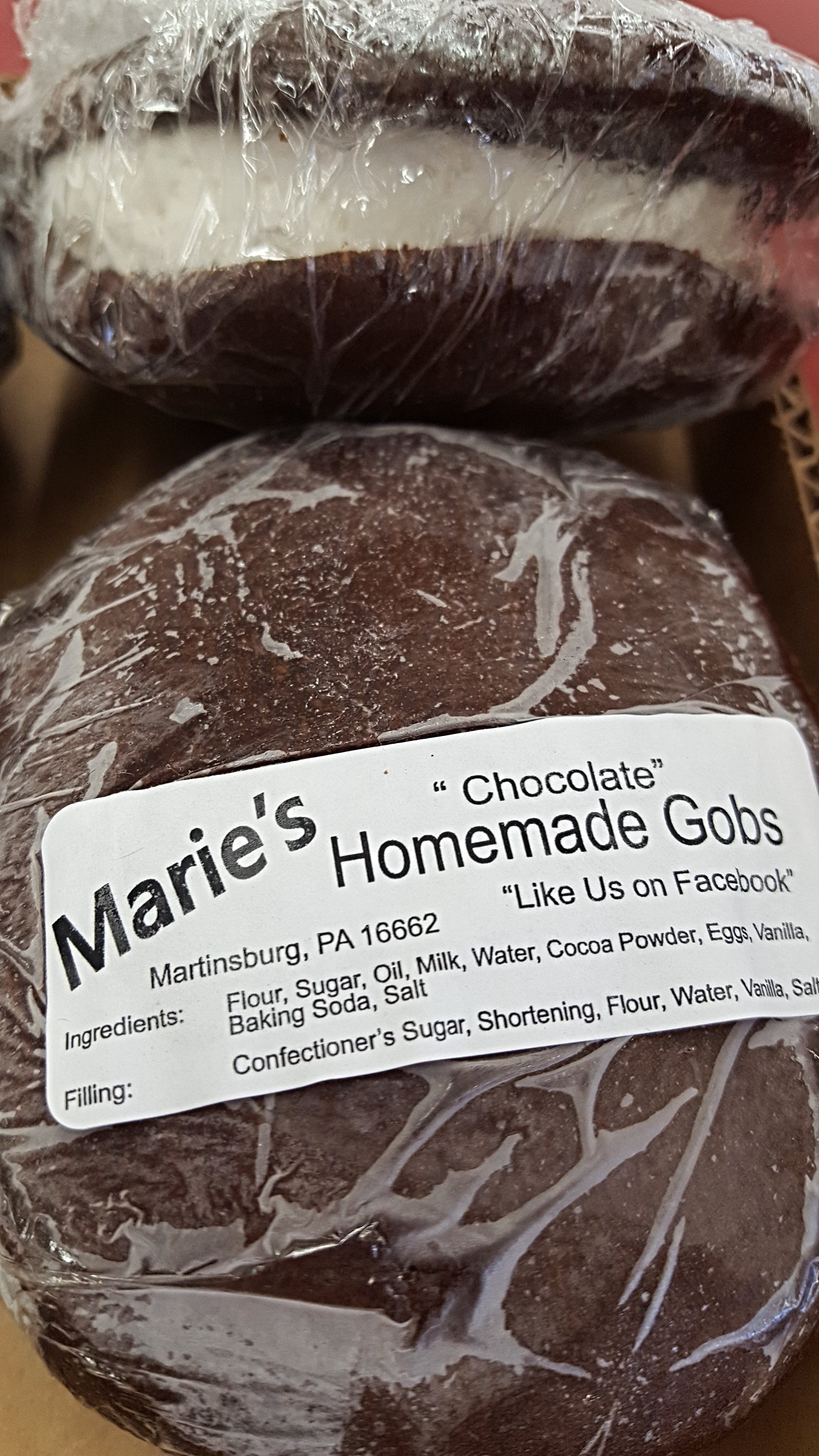 Marie's Homemade Gobs (Box of 6)