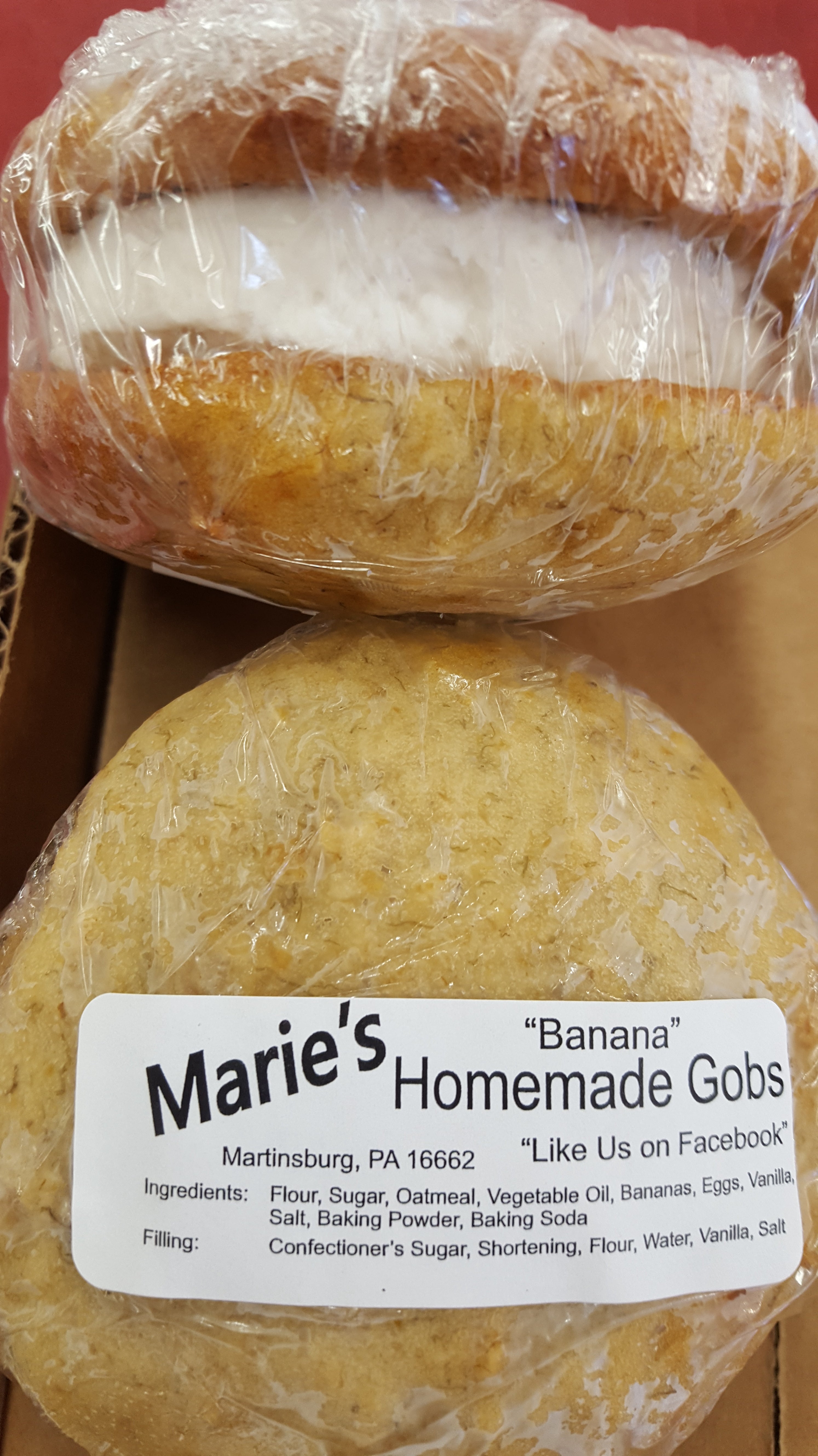 Marie's Homemade Gobs (Box of 6)