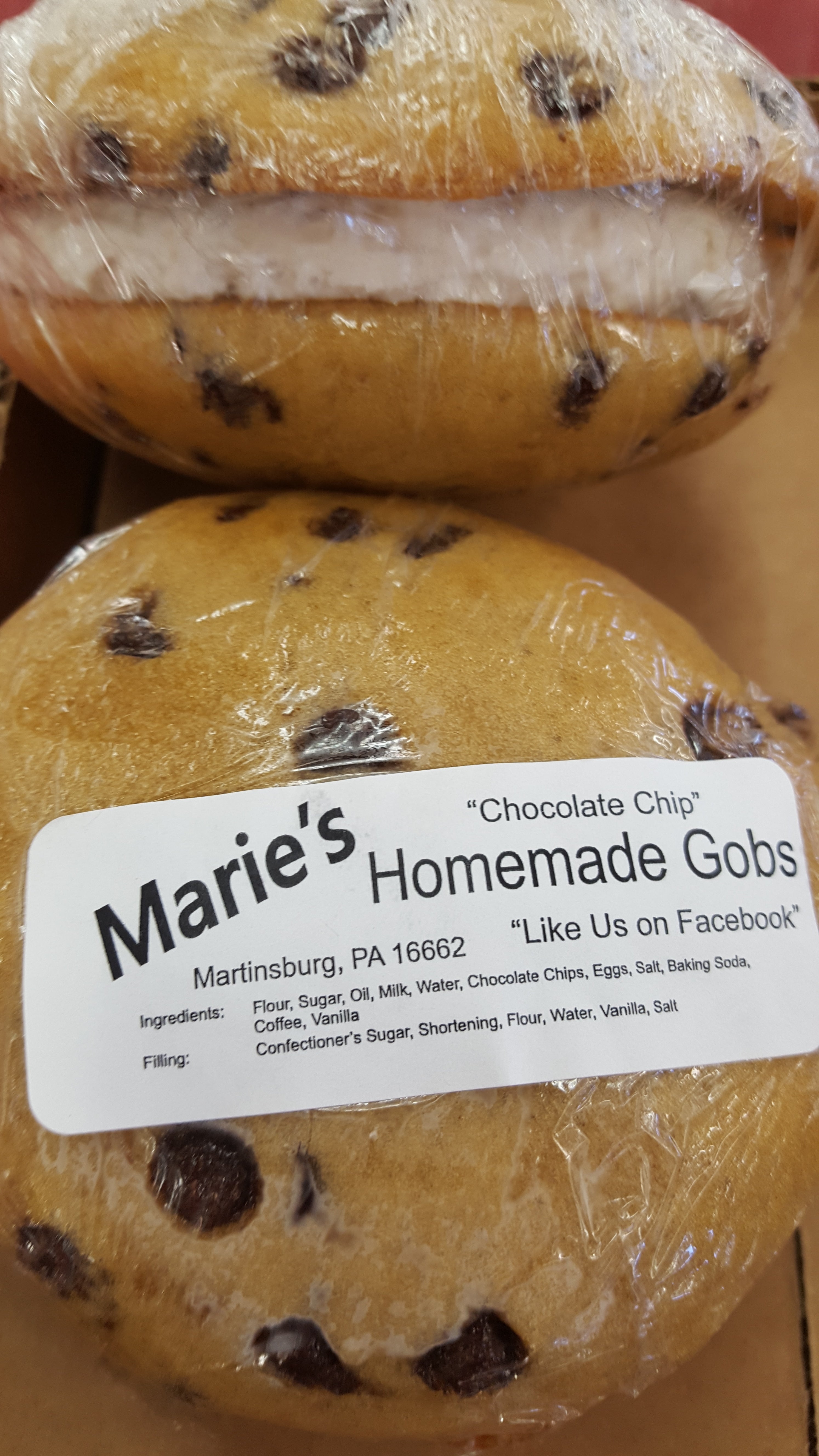Marie's Homemade Gobs (Box of 6)