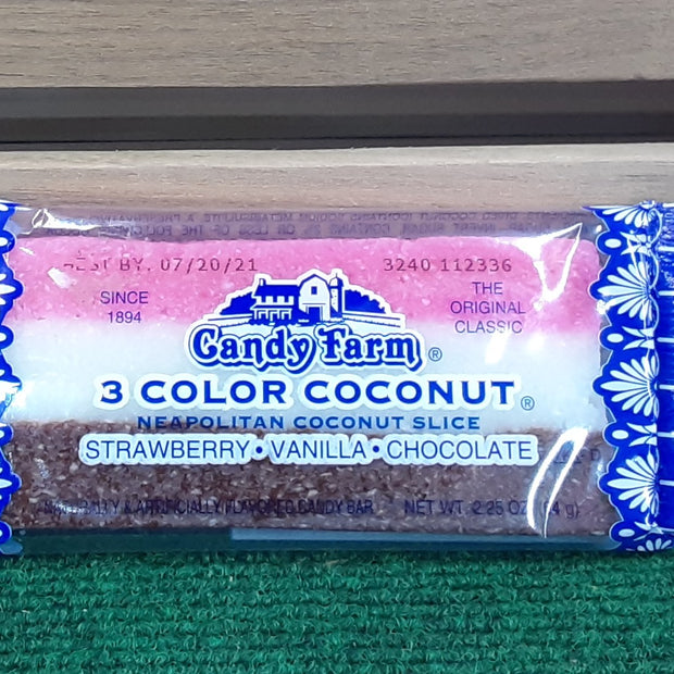 3 Color Coconut Slice