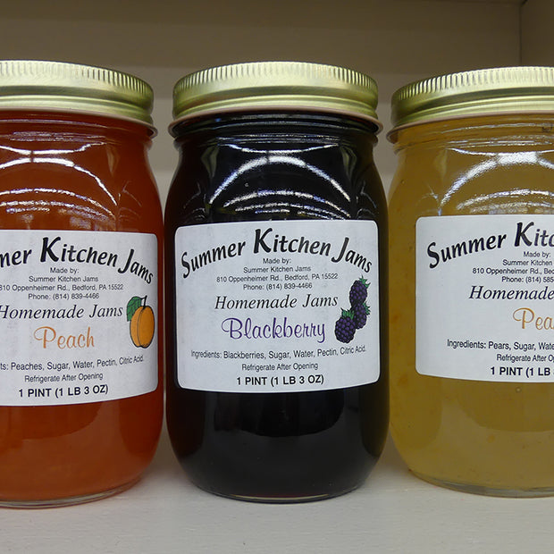 Homemade Jams from Summer Kitchen Jams