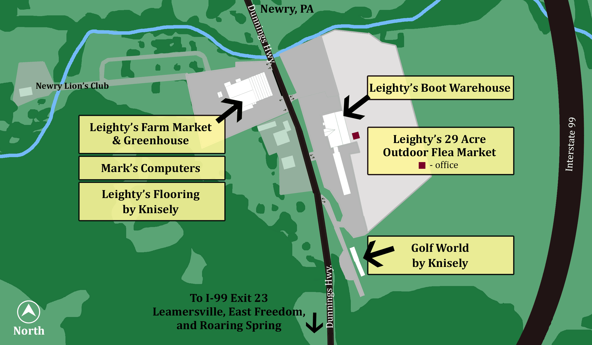 Newry Business Map